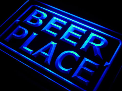 Beer Place Bar Pub Neon Light Sign